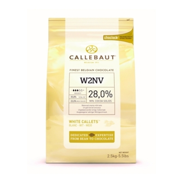 Chocolat Blanc 28% Callebaut W2NV Les Minis Chefs