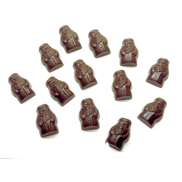 Moules Empreintes Chocolats  "Petits Bonhommes de Neige" Les Mini Chefs