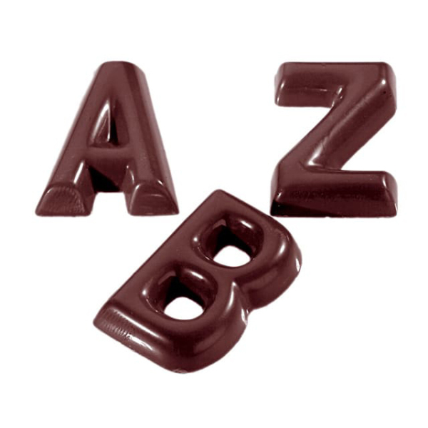Moules empreintes chocolats Pièces "Alphabet" Les Mini Chefs