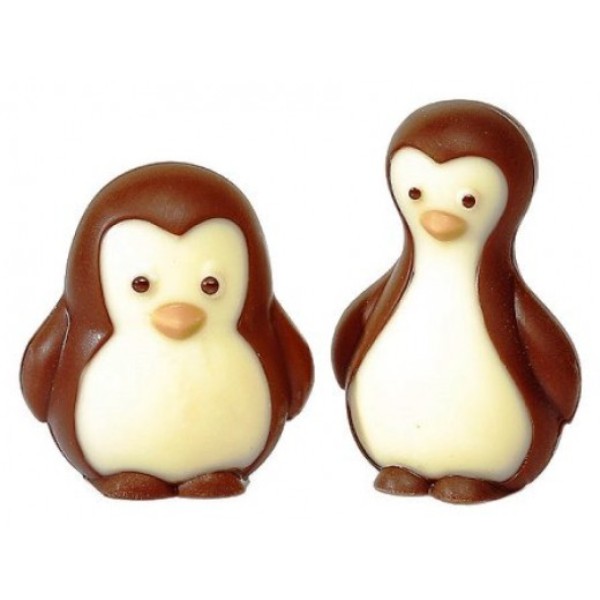 Moules Empreintes Chocolats Pièces "Petits Pingouins" Les Mini Chefs